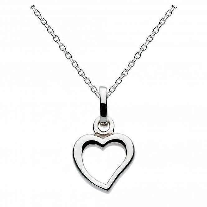 Dew Sterling Silver Dinky Small Open Heart Pendant 90C2HP