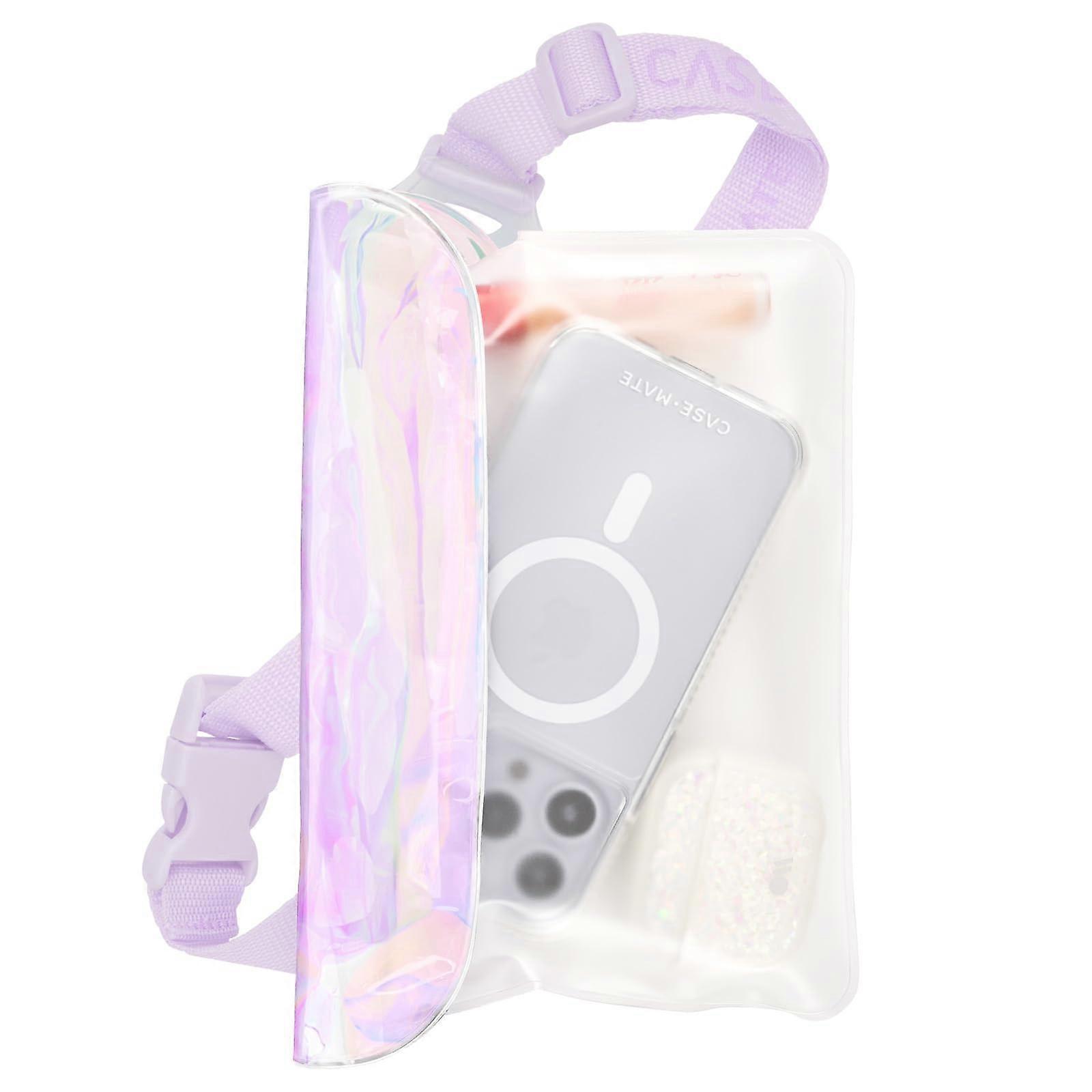 Iridescent Phone Pouch Fanny Pack for iPhone 14, 13, 12, 11, XR - Stylish Multi-Model Compatibility and Durable Design