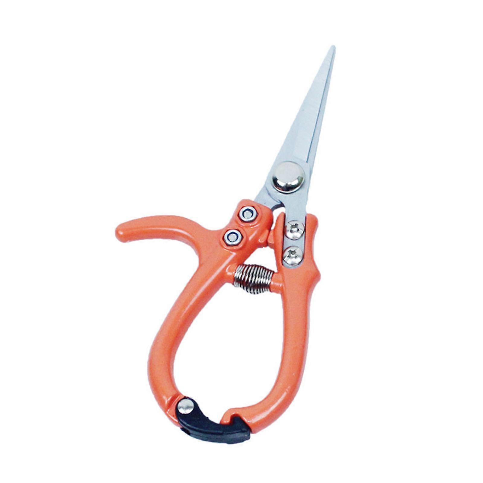 Garden Pruning Shear Stainless Steel Scissors Labor-saving Gardening Plant Scissor Branch Pruner Trimmer Tools