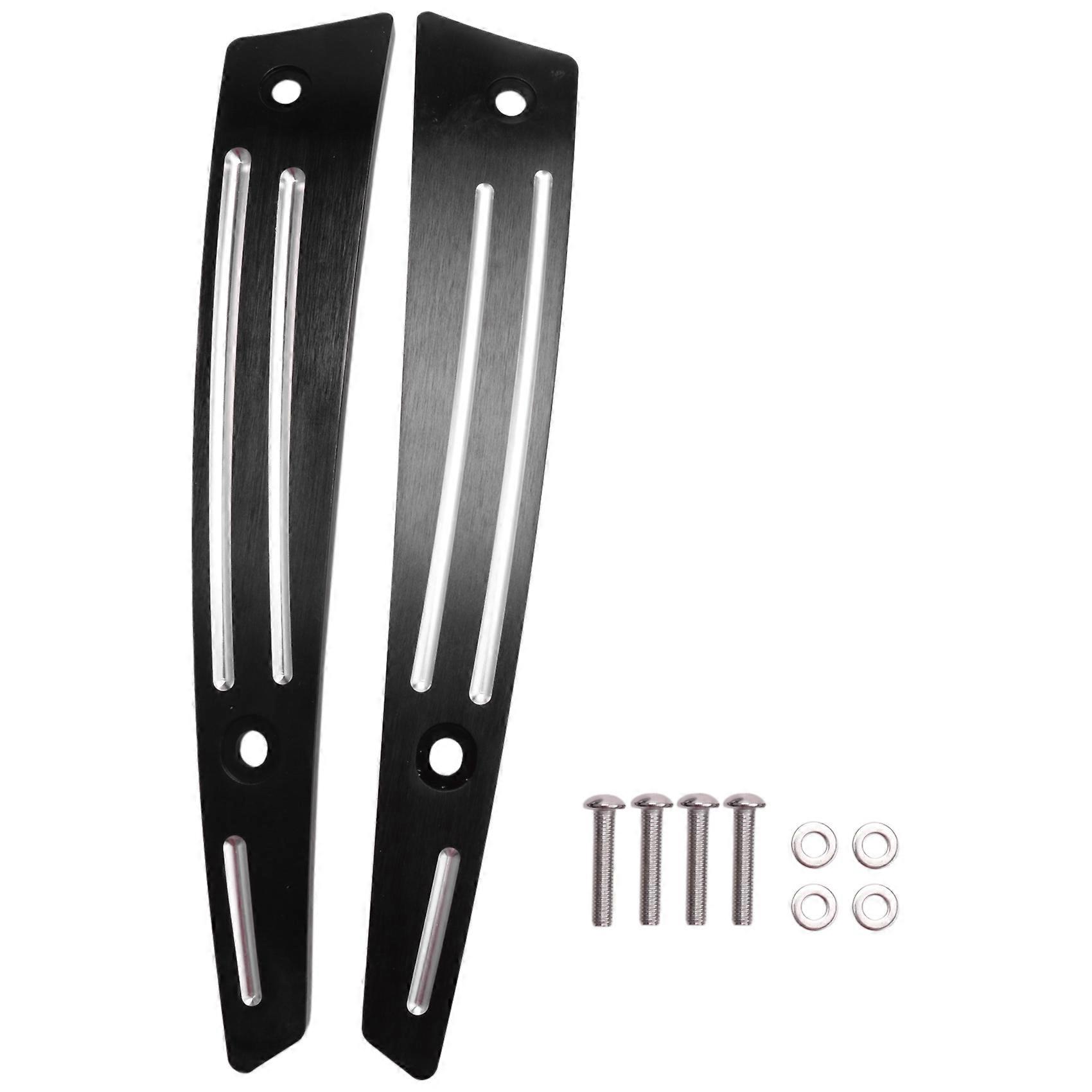 Black Split Windshield Side Trim for Touring Road Glide FLTR