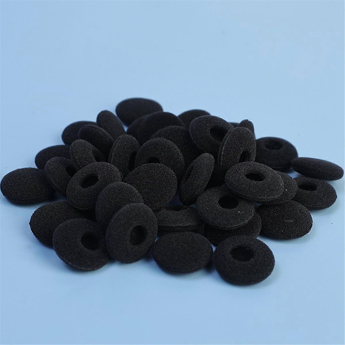 200PCS Replacement Ear Tips Headsets Earbuds Soft Sponge Foam White