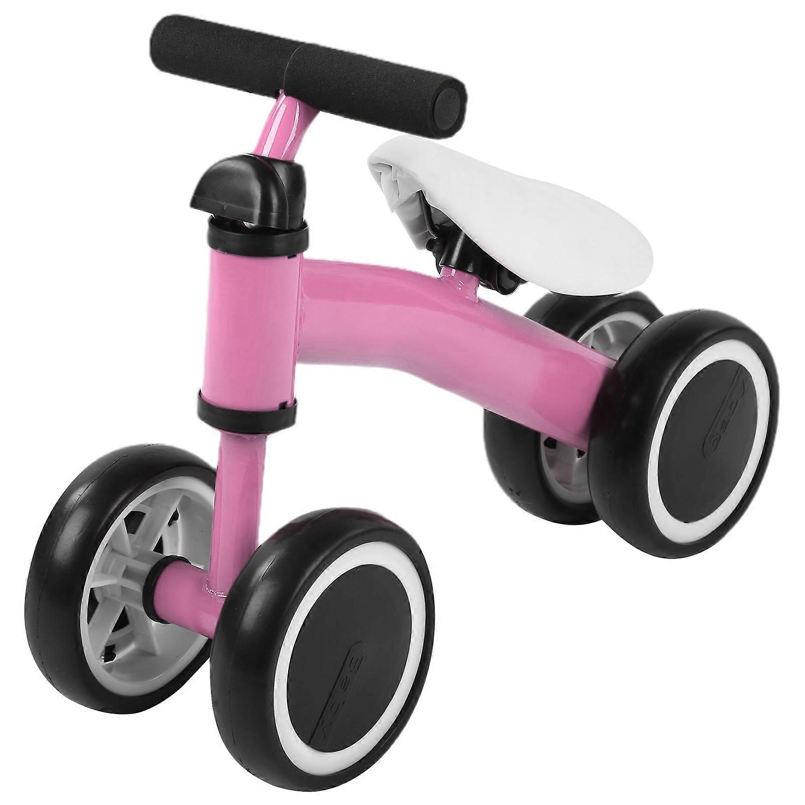 Trotteur d'équilibre pour bébé, trottinette, jouet pour apprendre à marcher, sans pédale, rose