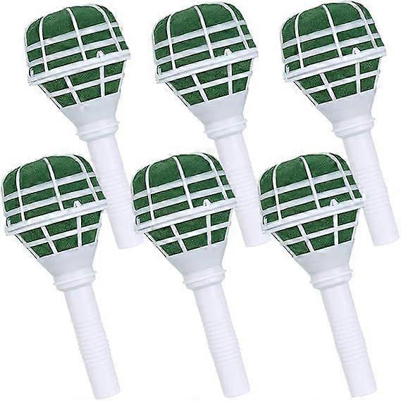 6包花束架，DIY婚礼泡沫花束手柄新娘花卉新鲜人造花架装饰