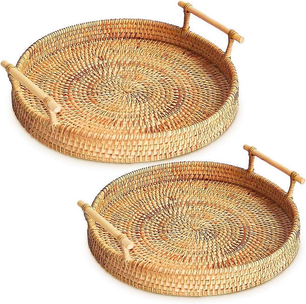 Rattan Basket, Serving Tray, Multi-Purpose