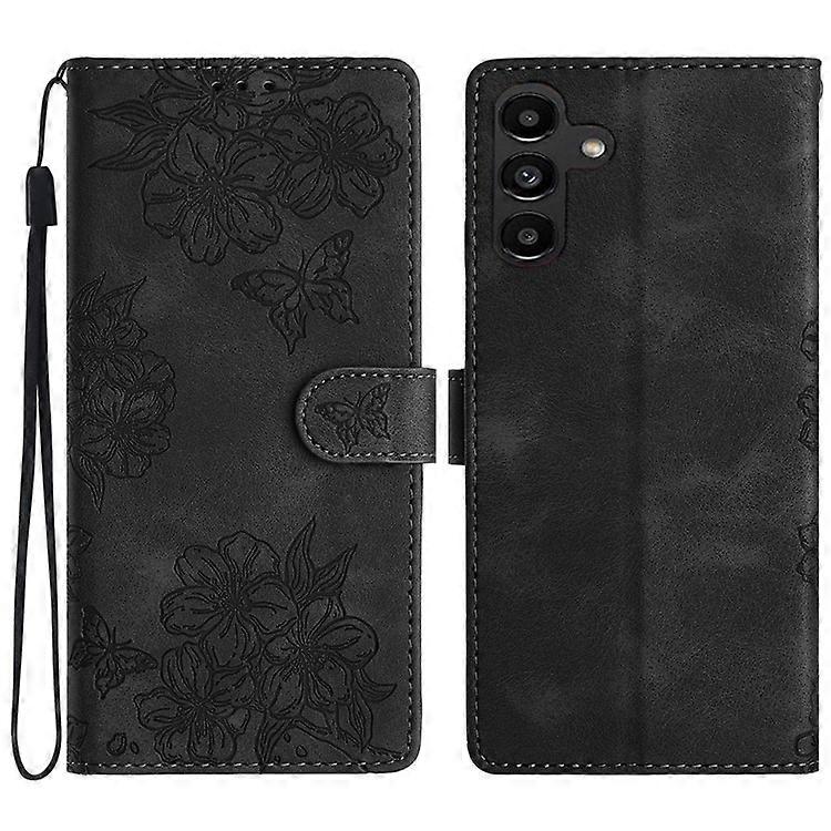 Compatible For Samsung Galaxy A35 5G Phone Stand Case Anti-Scratch Imprinted PU Leather Phone Cover
