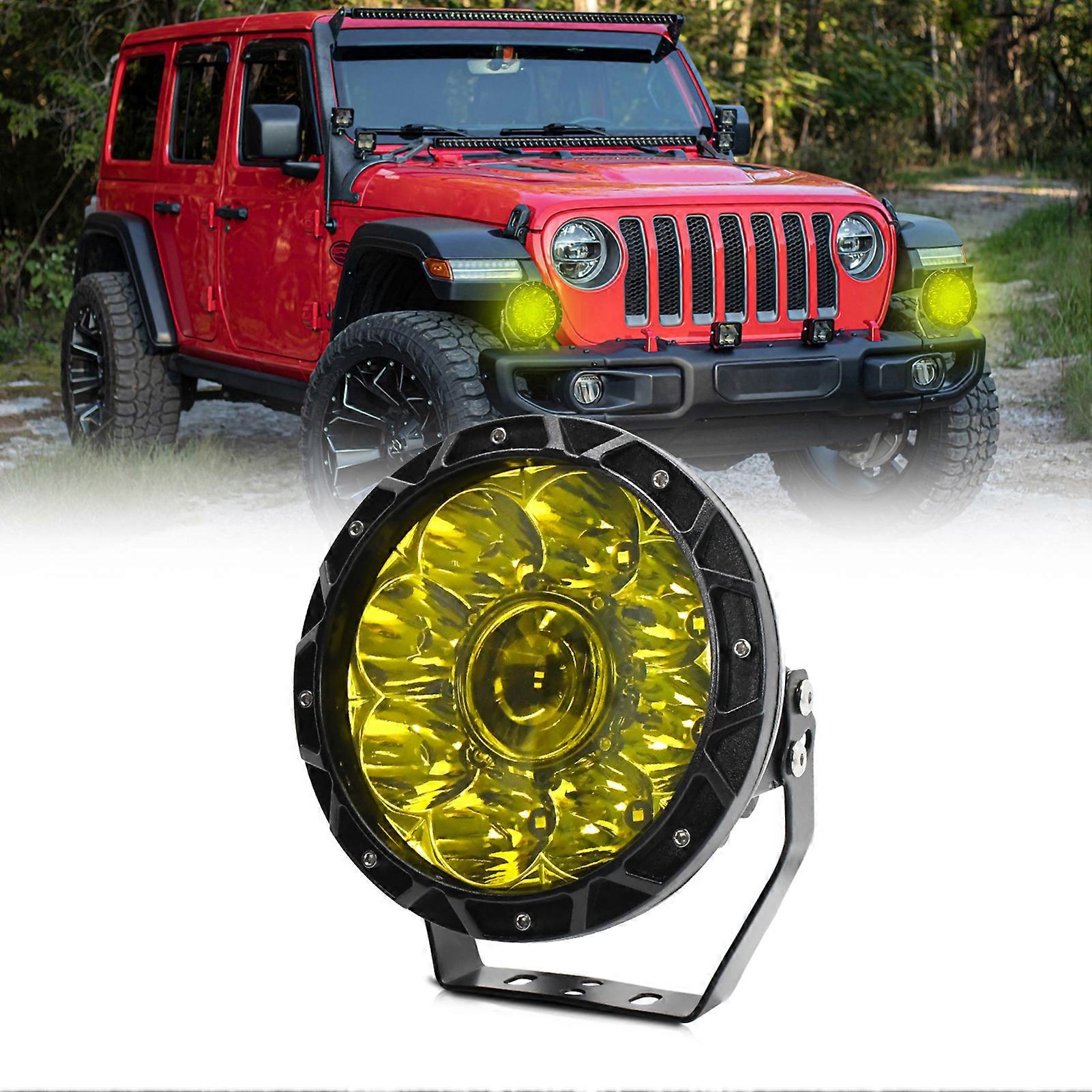 Waterproof LED work light for SUV 7inch round driving light 6000K