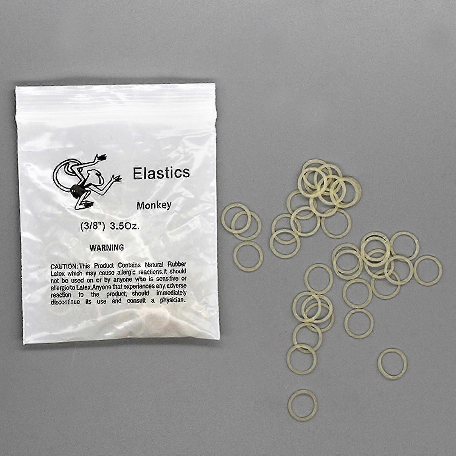 Material dental dental elástico ortodôntico de tração elástico elástico para corrigir dentes 1 saco 100 3/8 um saco de macacos