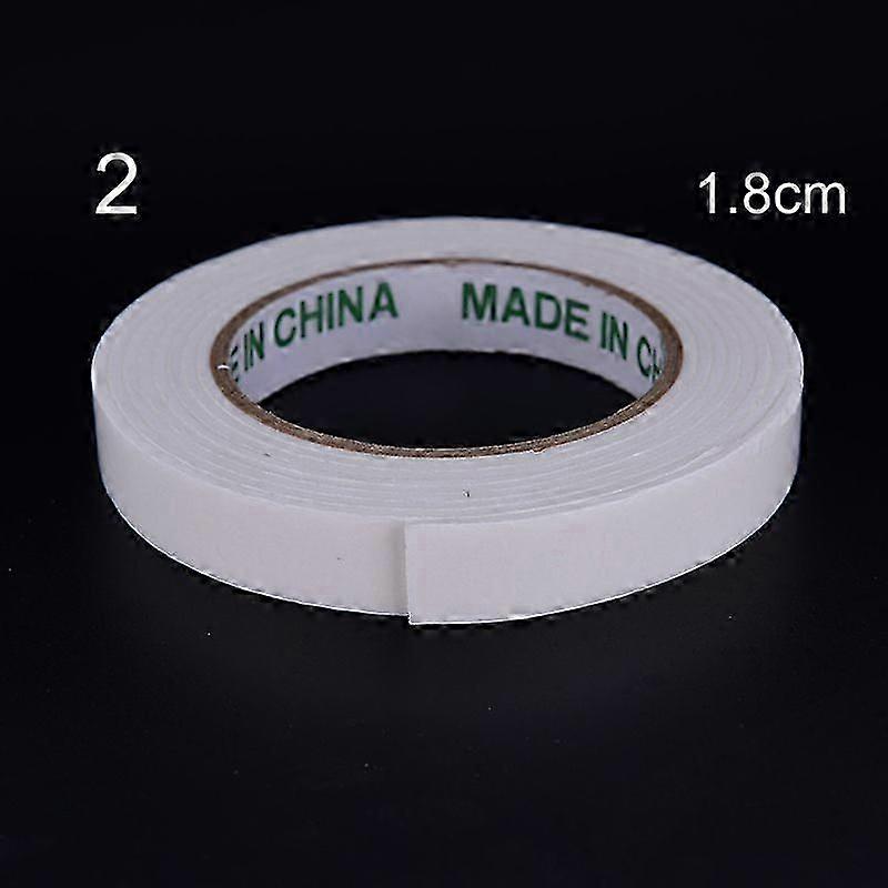 1roll white strong double sided sticky tape foam double faced adhesive craft