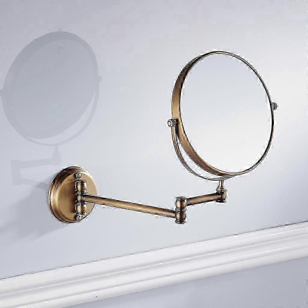 Bathroom Wall Mounted Magnifying Dual Side Adjustable Makeup Mirror