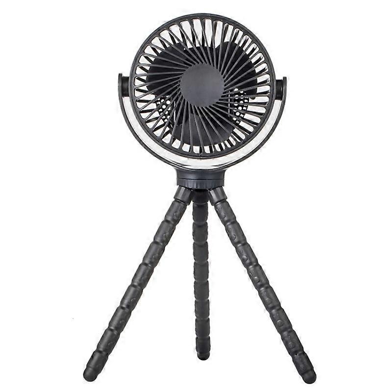 WX1020 Portable Handheld Summer Fan Flexible Octopus Tripod Baby Stroller Desktop Fan