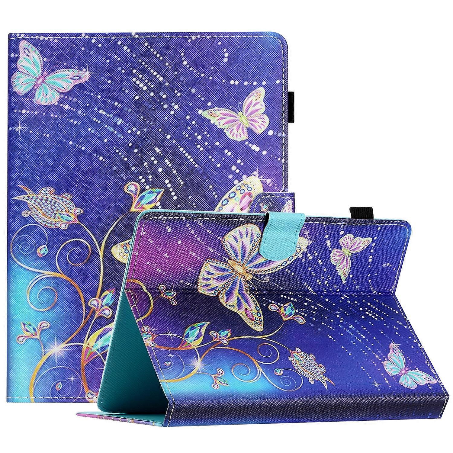For 7 inch Coloured Drawing Stitching Leather Tablet Case