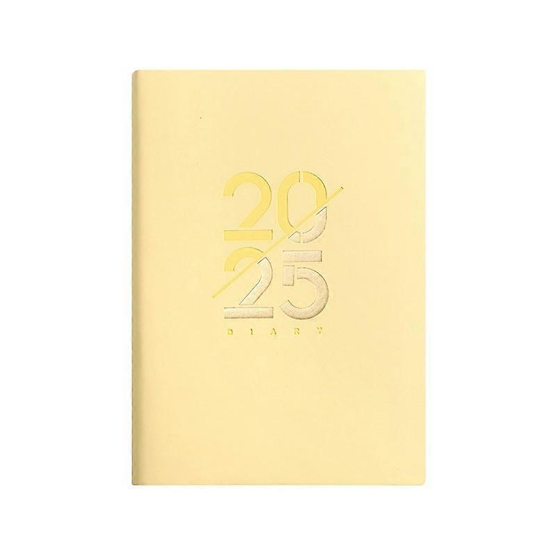 2025 Calendar A5 Planner Soft Leather Daily Planner Notebook
