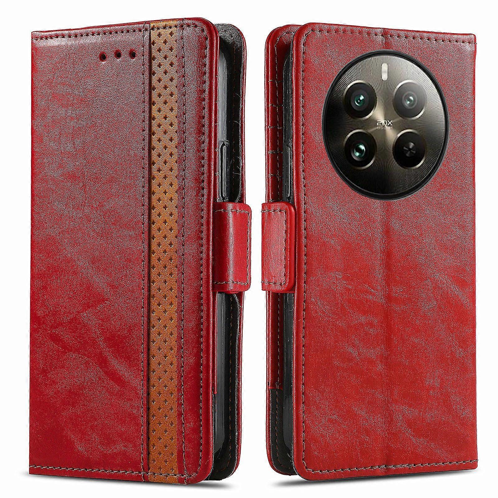 Compatible With Realme 12 Pro 5G Wallet Case, PU Leather Flip Case with Card Holders RFID Blocking Kickstand Phone Cover