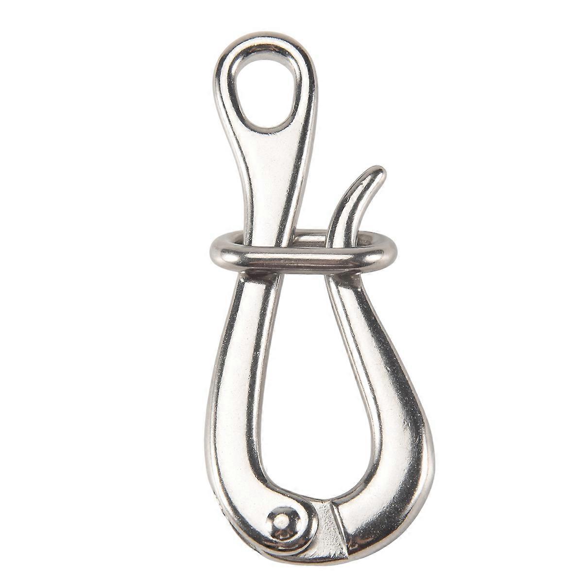 100mm Pelican Hook & Eye with Quick Release Link Stainless Steel 316 Marine Boat Hardware