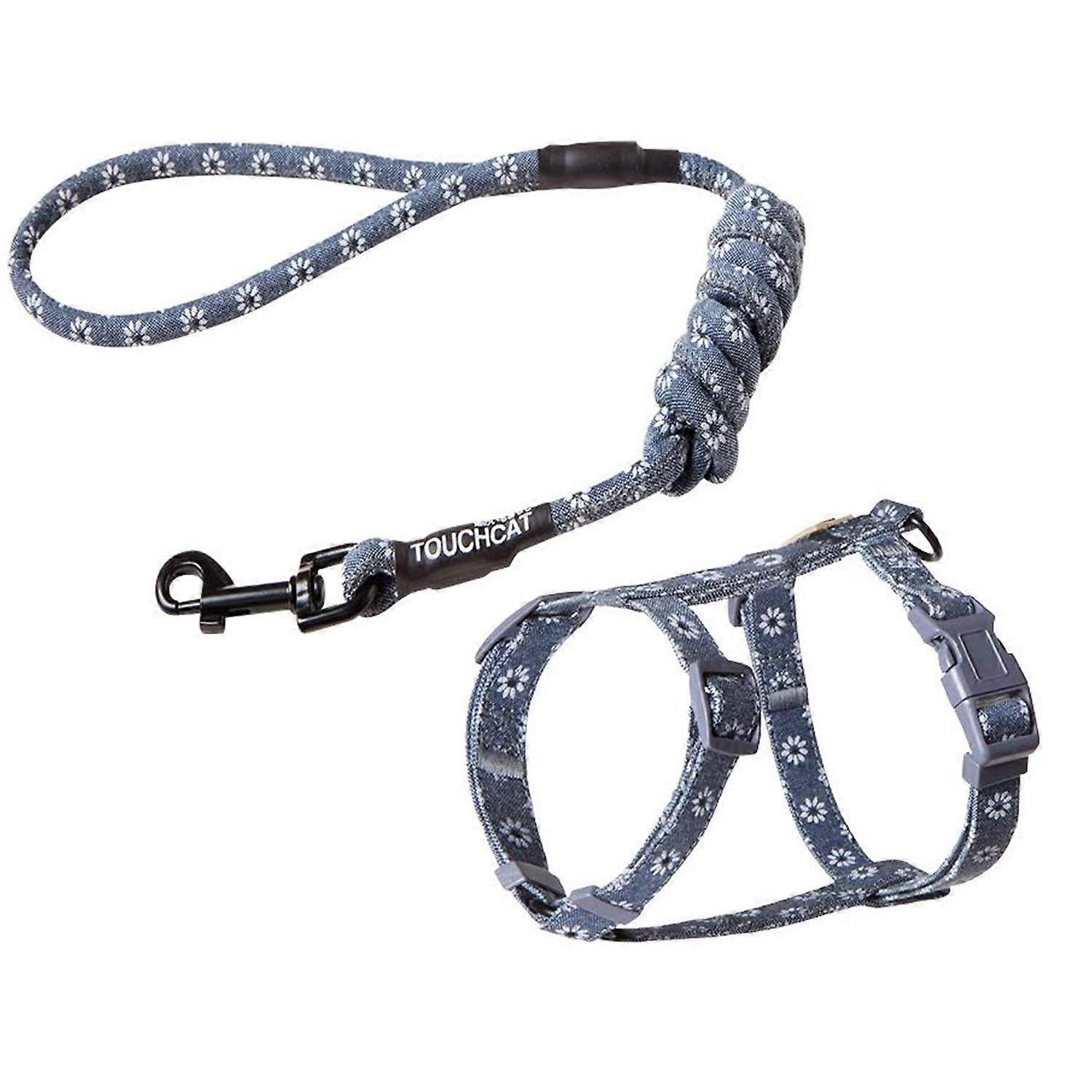 Radi-Claw Durable Cable Cat Harness and Leash Combo for Outdoor Adventures, Adjustable Size, Lightweight Material