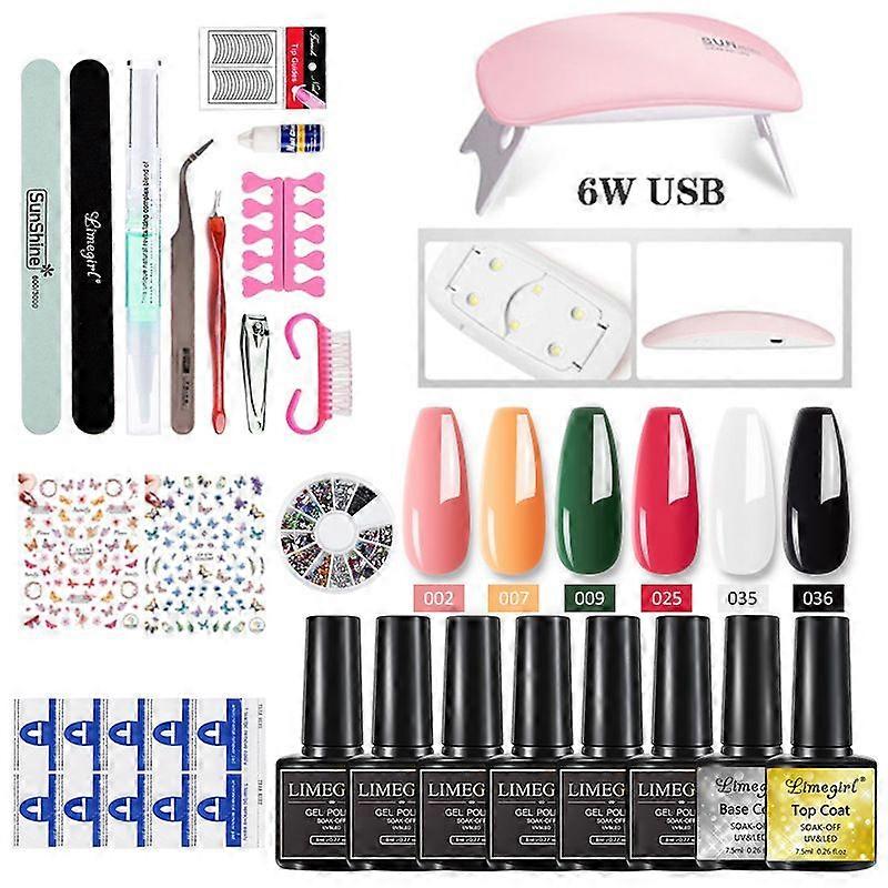 Nail Extensions Set Light Therapy Nail Polish Set