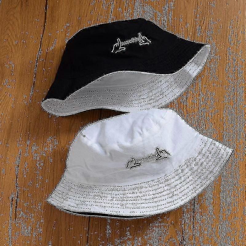 Reversible Panama Fold Cotton Hatuff08black Fashion