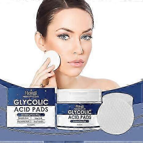 Exfoliating Pads - Glycolic Acid 20% Resurfacing Pads for Face with Vitamins B5, C & E - Face Pads with Salicylic Acid, Exfoliating Peel Pads for Face