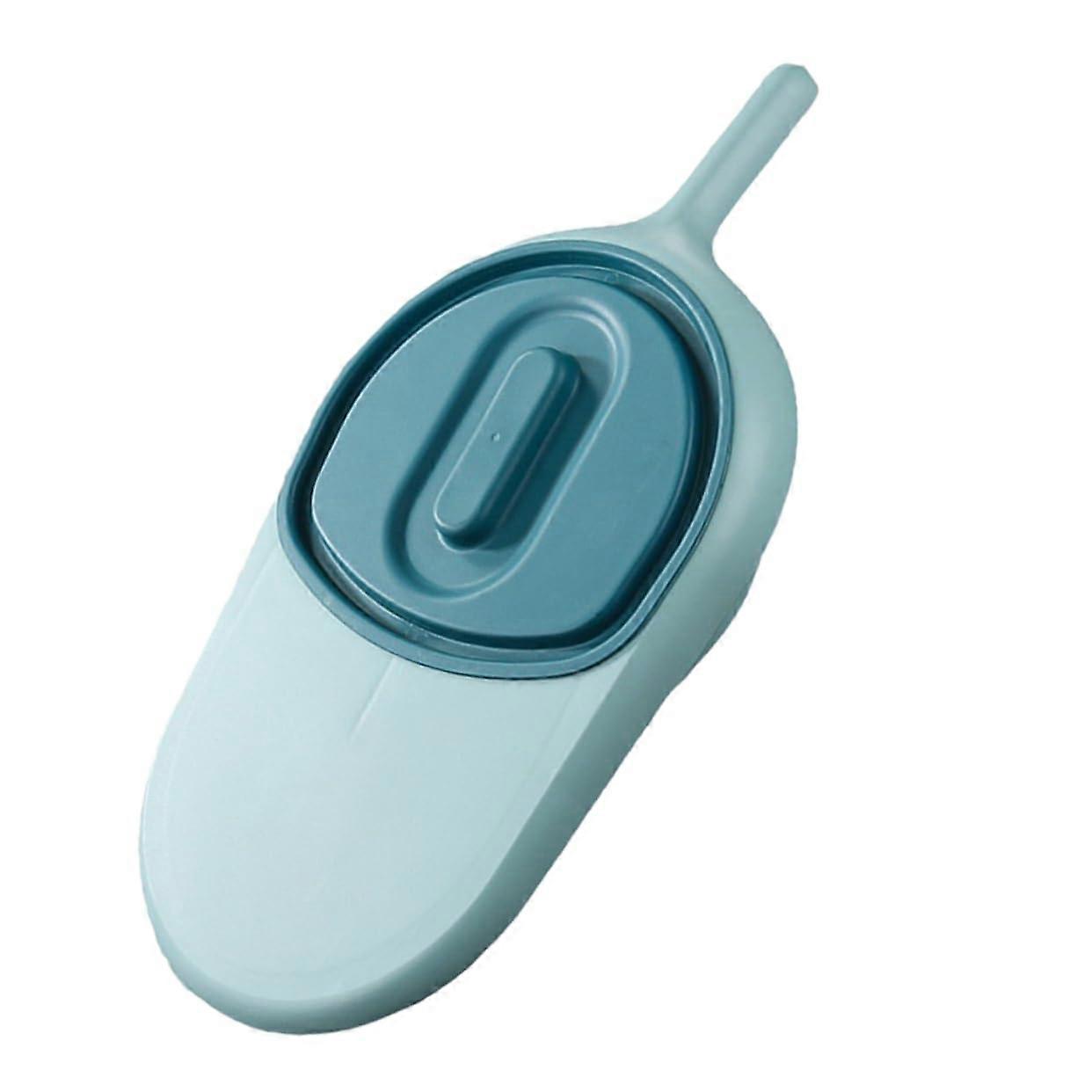 Toilet Sleep Bedpan for Disabled Women, Lidded Plastic Urinal with Handle for Elderly, Easy-Clean Bedpan Pot