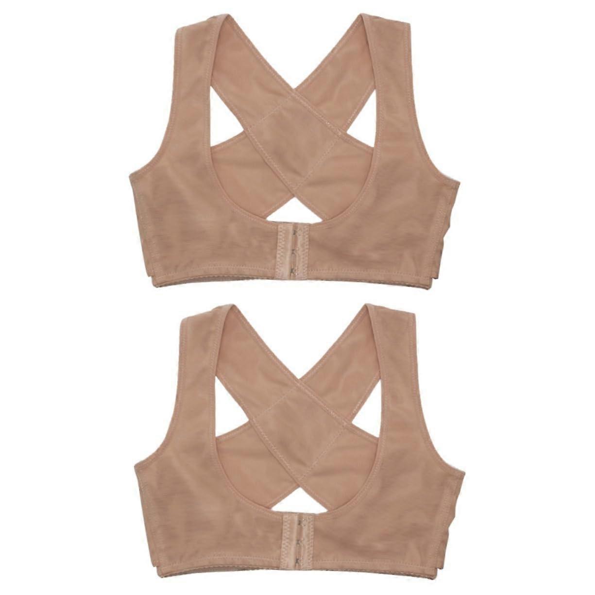 2pcs Chest Support Straps Humpback Belt Posture Corrector for Ladies Comfortable Size s