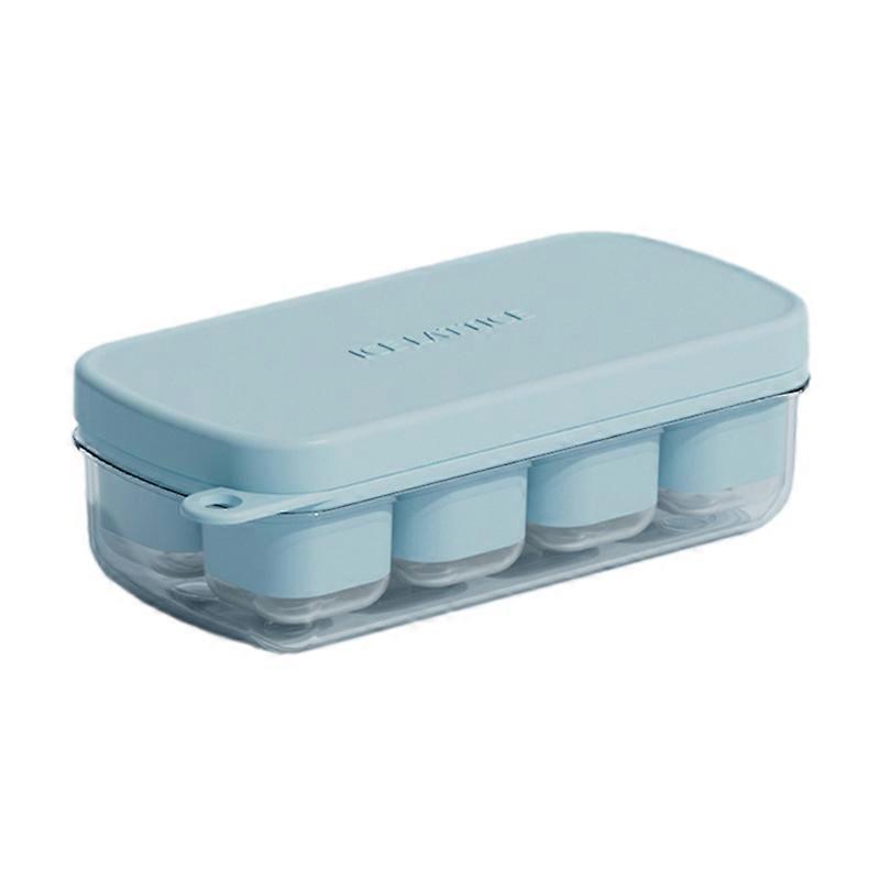 Press Type Ice Cubes Molds Plastics Ice Cube Maker Tray Mold With Lid Bar Kitchen Accessories Leak-Proof Ice Mold For Drinks