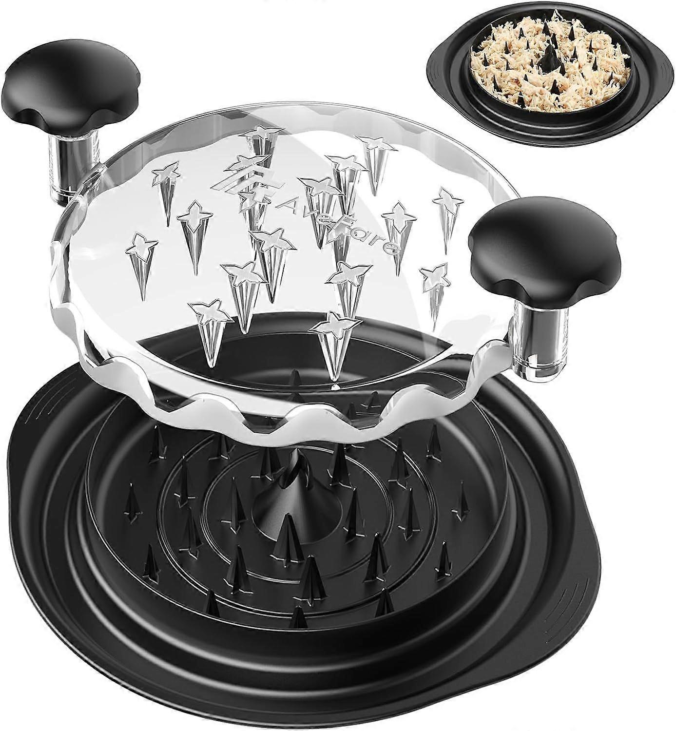 SCSYV Pro Chicken Shredder, 10.8" Visible Chicken Breast Shredder Tool Twist, Large Meat Shredder Machine - Ergonomic Handle, Dishwasher Safe, Anti-Sl