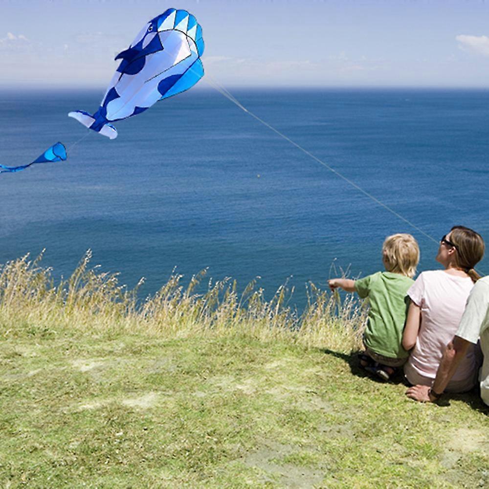 Giant 3D Frameless Kite Giant Whale Shape Soft Parafoil Kite