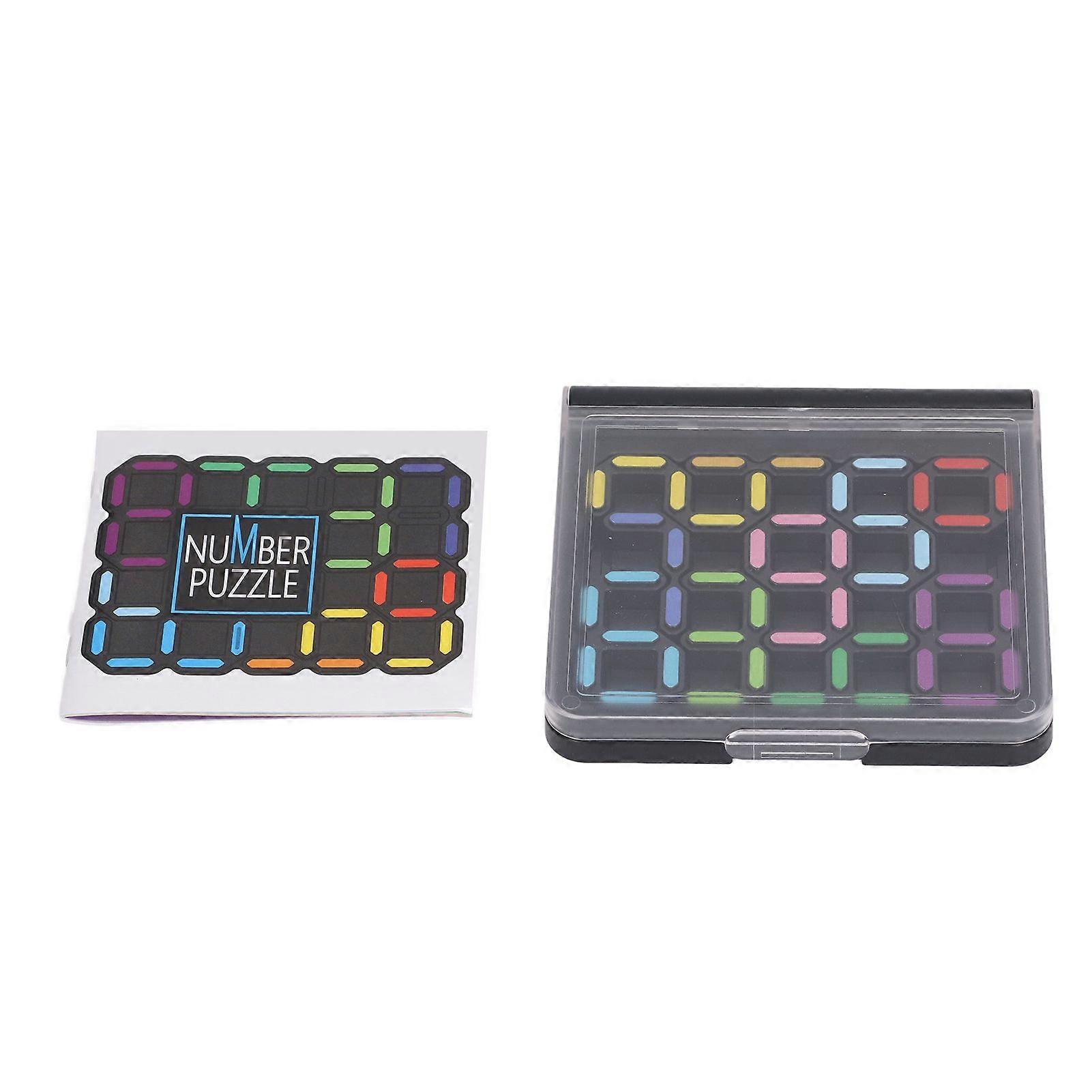 Puzzle Toy Educational Logic Thinking Training Digital Number Sliding Jigsaw Game for Kids Adults