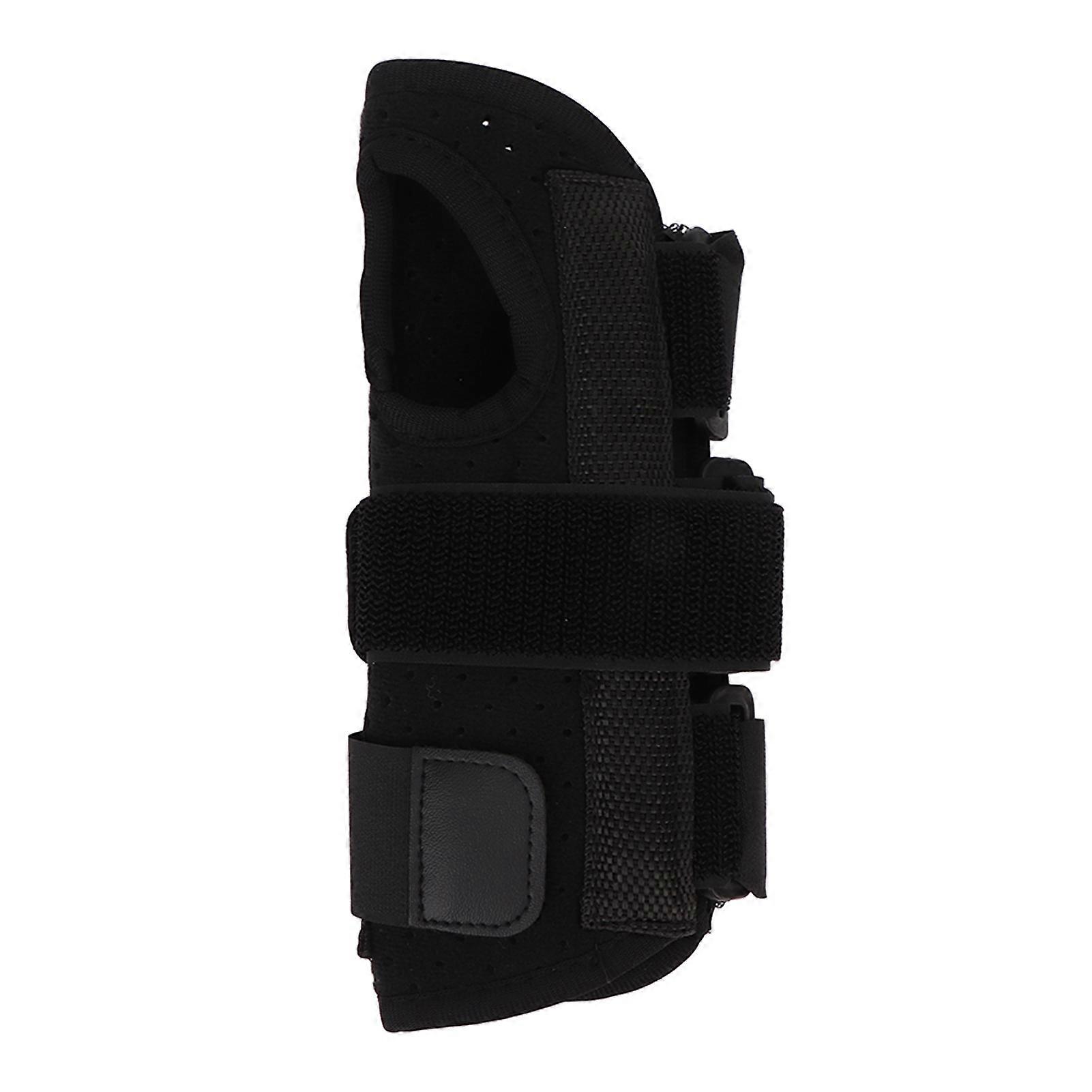 Support Brace Foam Reduce Pain Breathable Promote Recovery Adjustable Elasticity Wrist Wraps Black
