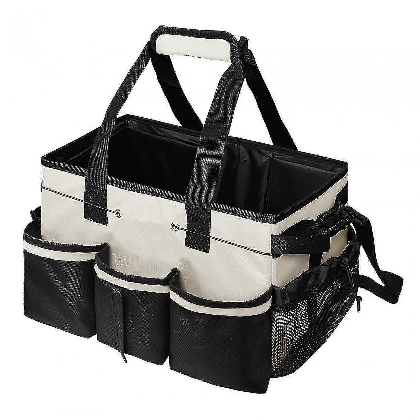 حقيبة تخزين أدوات التنظيف للمستلزمات والإكسسوارات وغسيل الملابس ومنظم المنزل