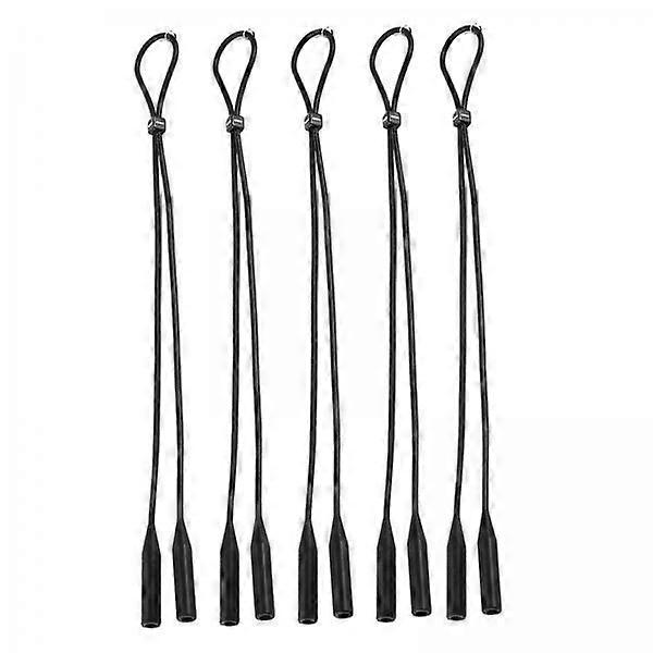 3xAdjustable Eyeglasses Strap Eyewear Retainer 5 Pack, Silicone Sunglasses