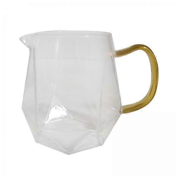 3xSmall Glass Creamer Pitcher with Handle Multipurpose Transparent Milk Pourer