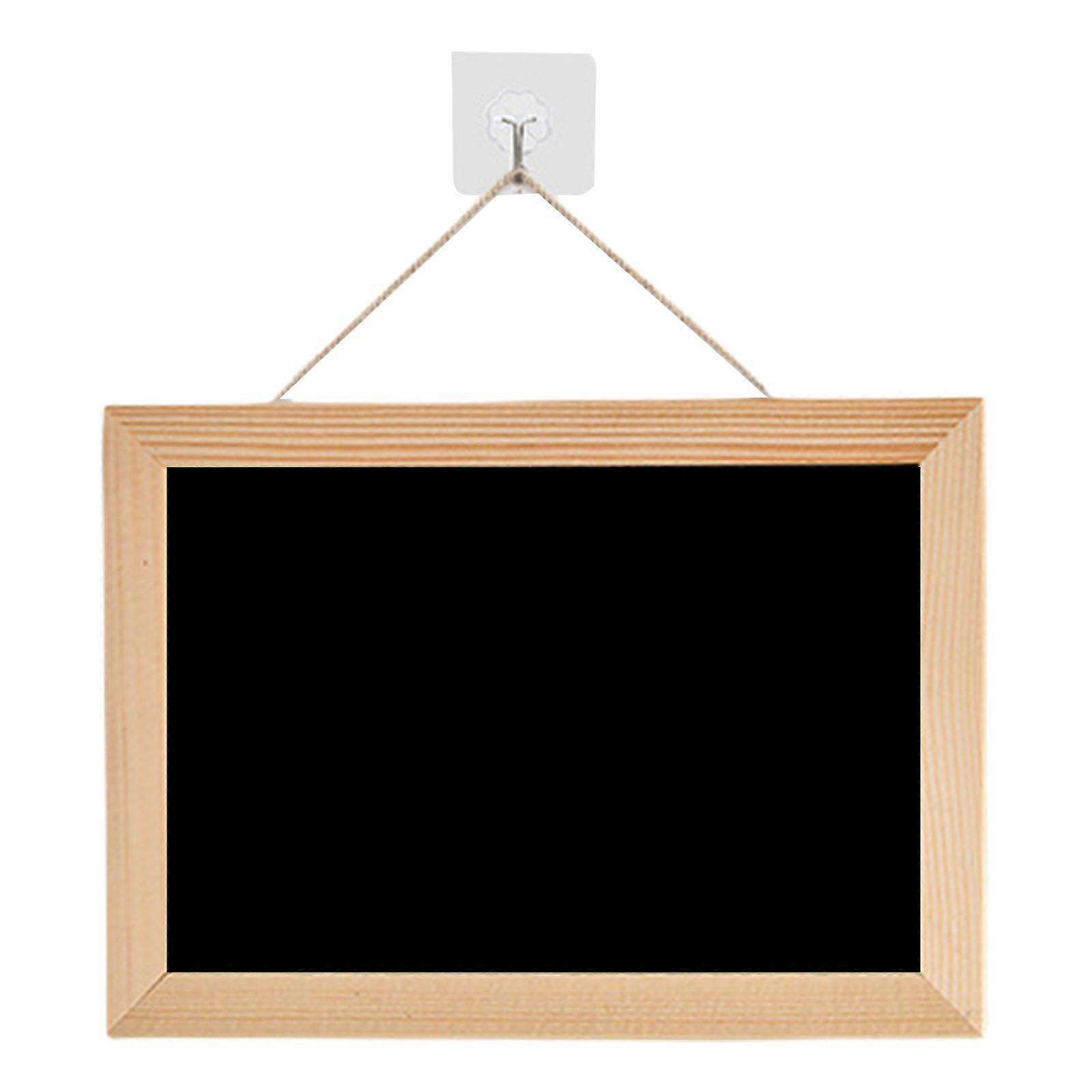 Small Chalkboard Hanging Chalkboard Message Board Double-Sided Hanging Blackboard Memo Board for Party Wedding small