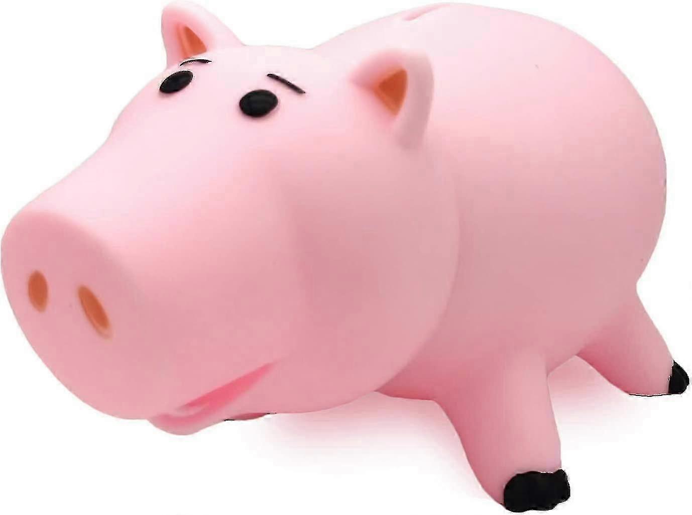 2024 هدية جميلة جديدة Hamm Piggy Bank لطيف الوردي الخنزير صندوق النقود البلاستيك توفير صندوق عملات معدنية مع حزمة ملونة لعبة هدية رائعة لبنك المال متوافقة مع K