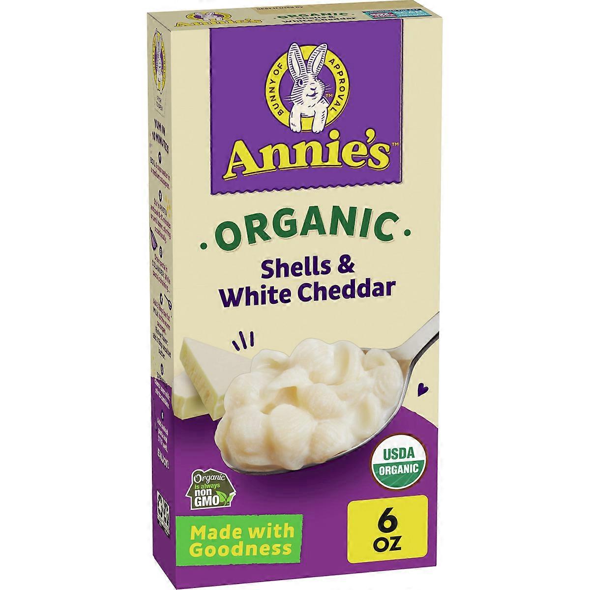 Annie's Organic Shells & White Cheddar Mac And Cheese - 6oz