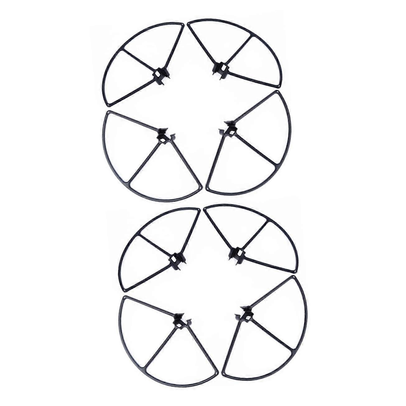 Protective Grille Cover for 1 Propeller, Medium Size, Black, Pack of 8, 2 Pieces Each, Durable Material