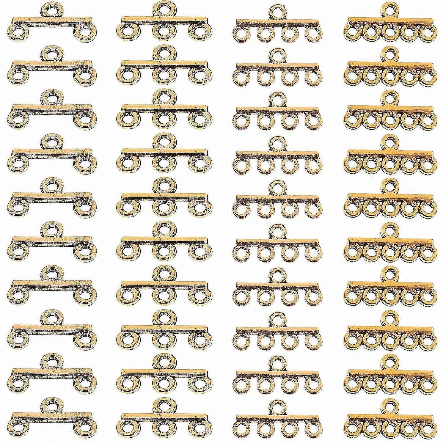 40pcs Necklace Bracelet Alloy Clasps Chain Connectors DIY Jewelry Making Clasps