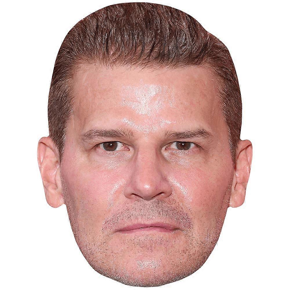 David Boreanaz (Stare) Celebrity Mask, Flat Card Face