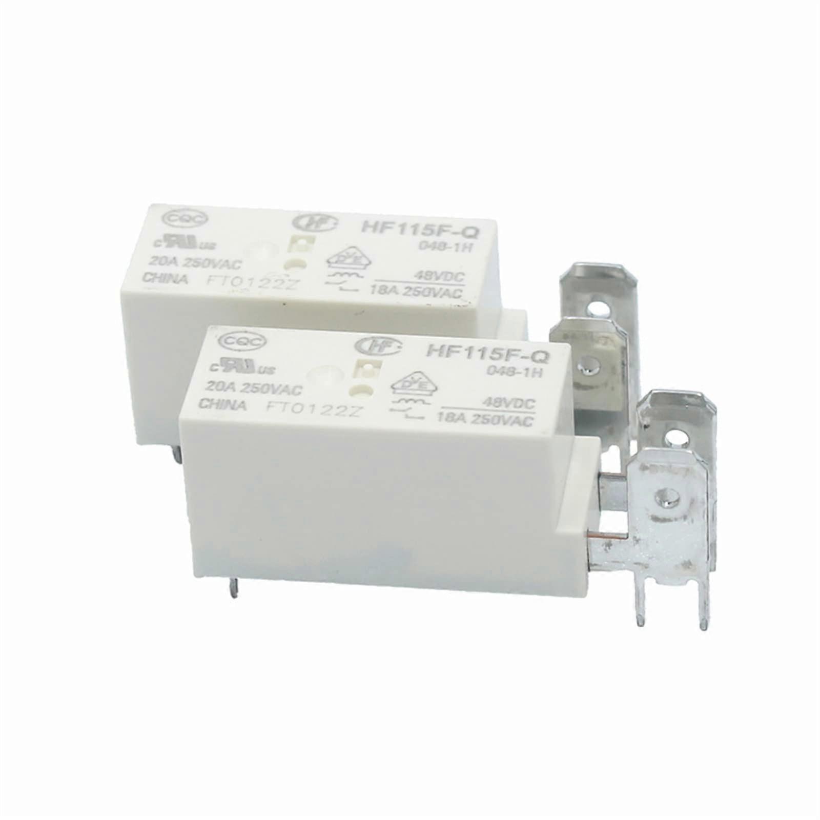 1 PIECE HONGFA HF HF115FQ JQX115FQ 0481H JQX115FQ0481H HF115FQ0481H 20A 48VDC Power relay Replacement of the relay