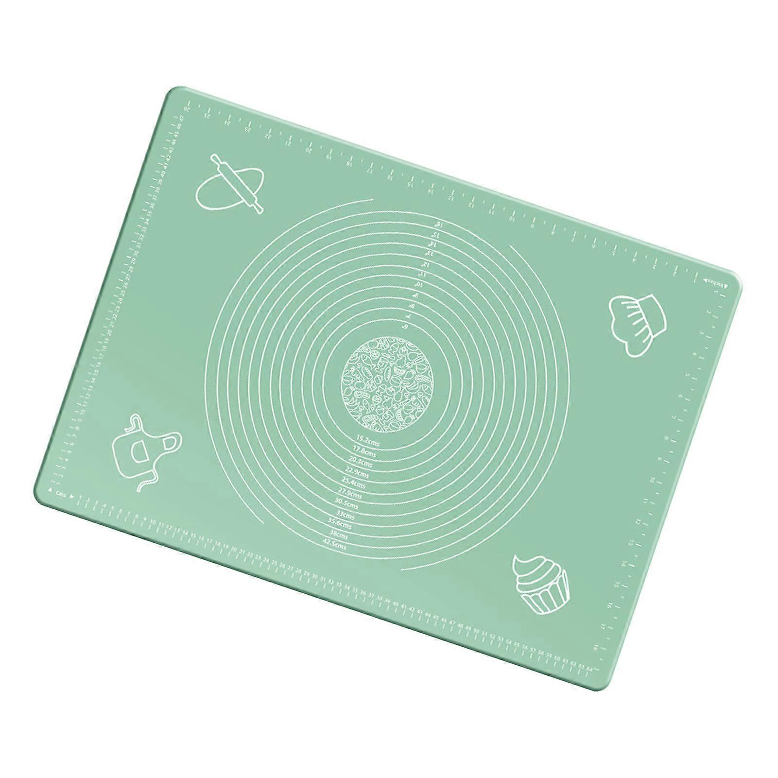Silicone Baking Mat Multipurpose Prevents Stick Reusable Thickened Durable Dough Rolling Mat for Kitchen Cooking 