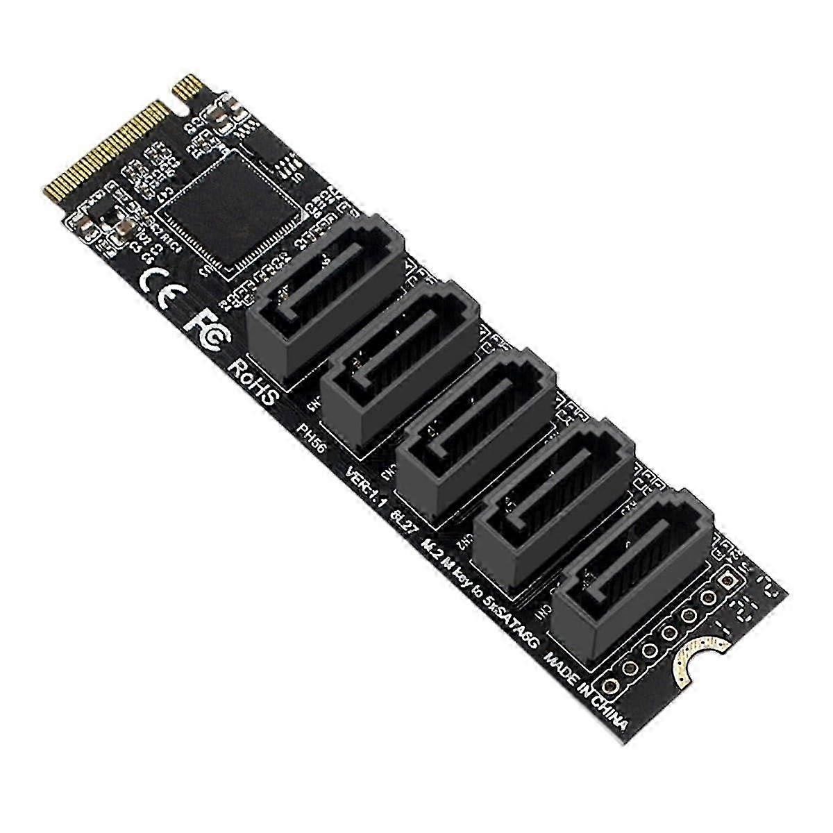 M.2 M-Key Pci to Sata 3.0 Ssd Adapter Card Support for Mac Os/Linux Expansion Pm Function 2025