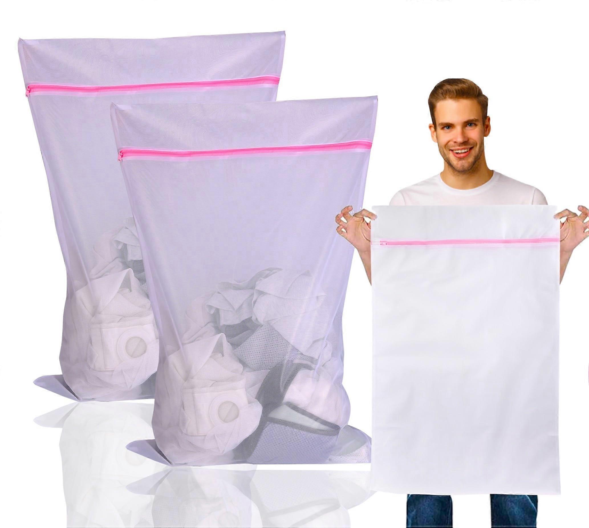 6 x XXL Premium Laundry Net 60 x 90 cm Set Large Net for Washing Machine Laundry Bag in Various Sizes Wash Bag Laundry Bag with Zip 6x