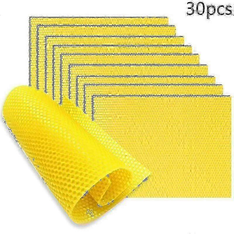 Set Of 30 Beeswax Sheets For Candles - Yellow 2025