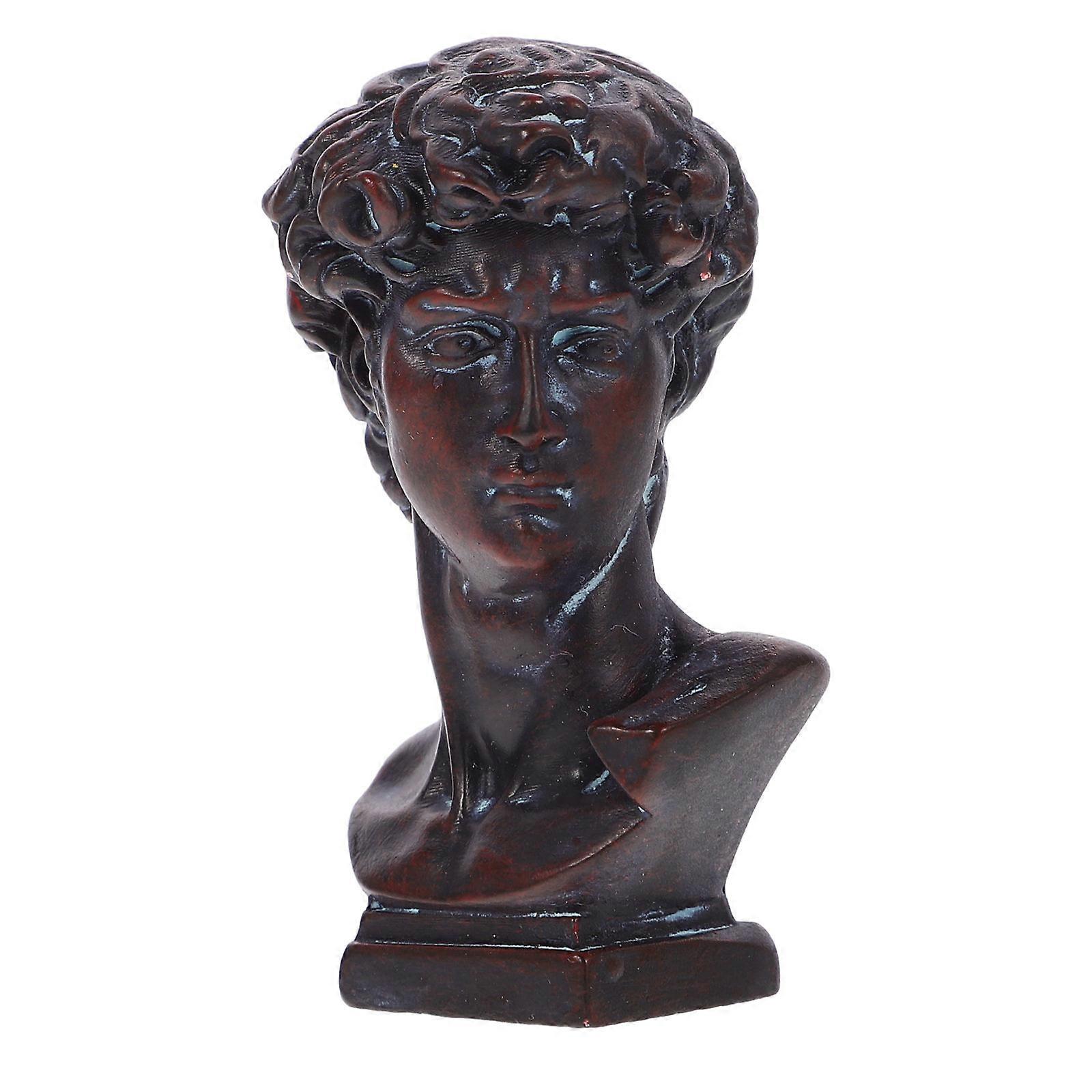 harts grekisk staty david byst historiska statyer sovrum inredning syntetiskt harts 1st