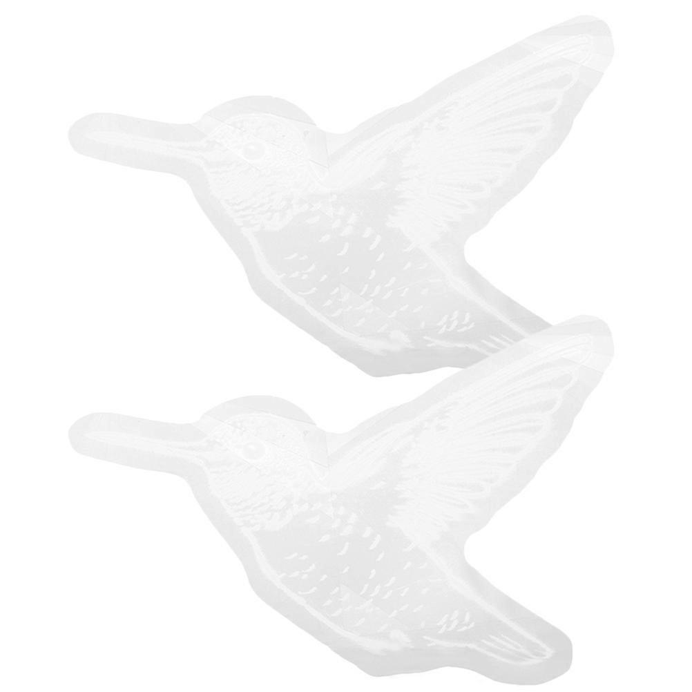 Sun Catcher Window Film Prism Light Refraction Decorative 12.70X8.50X0.10CM Transparent 2Pcs