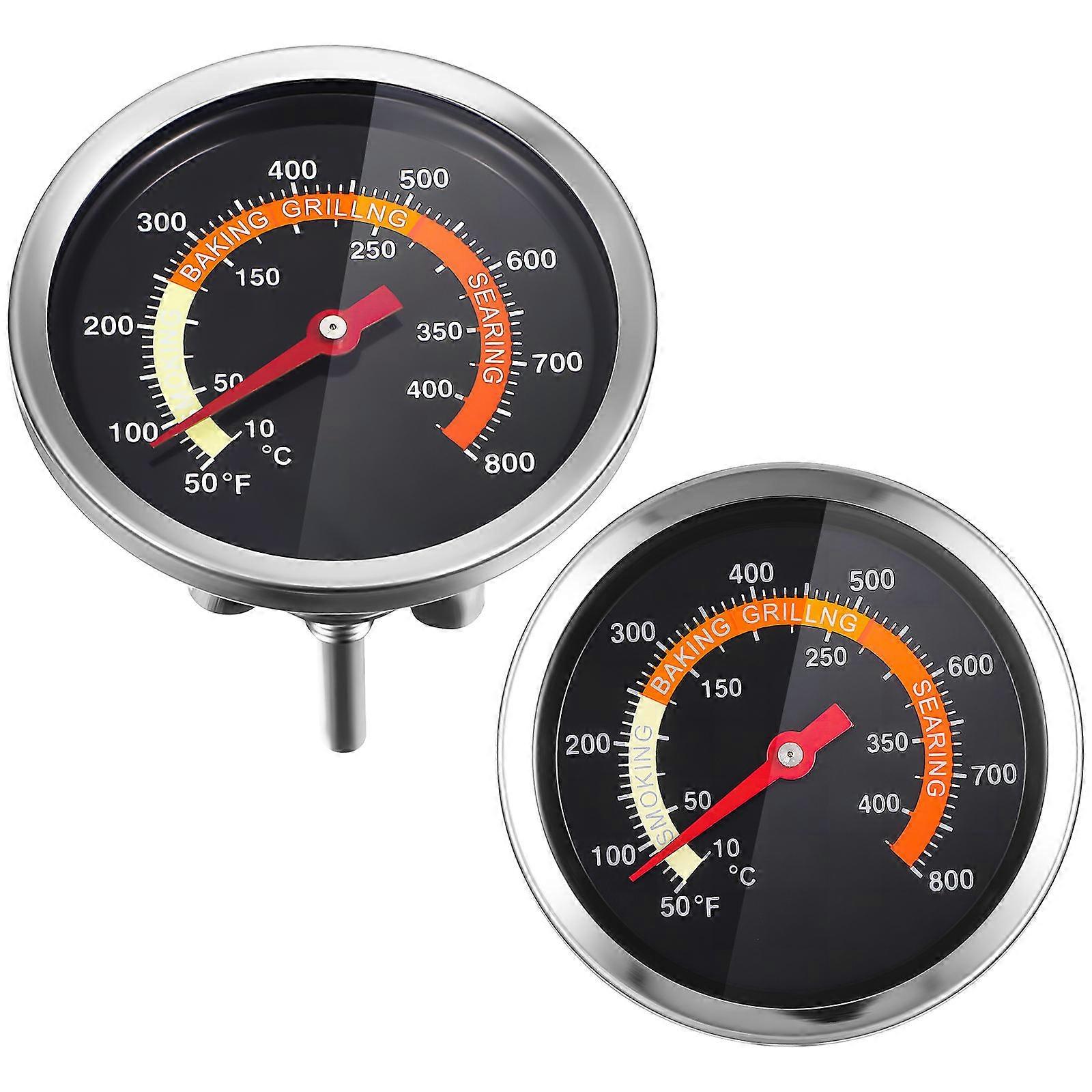 Here's a refined and professional product description based on your input:

 

**2pcs BBQ Stainless Steel Thermometer – Accurate Grill & Oven