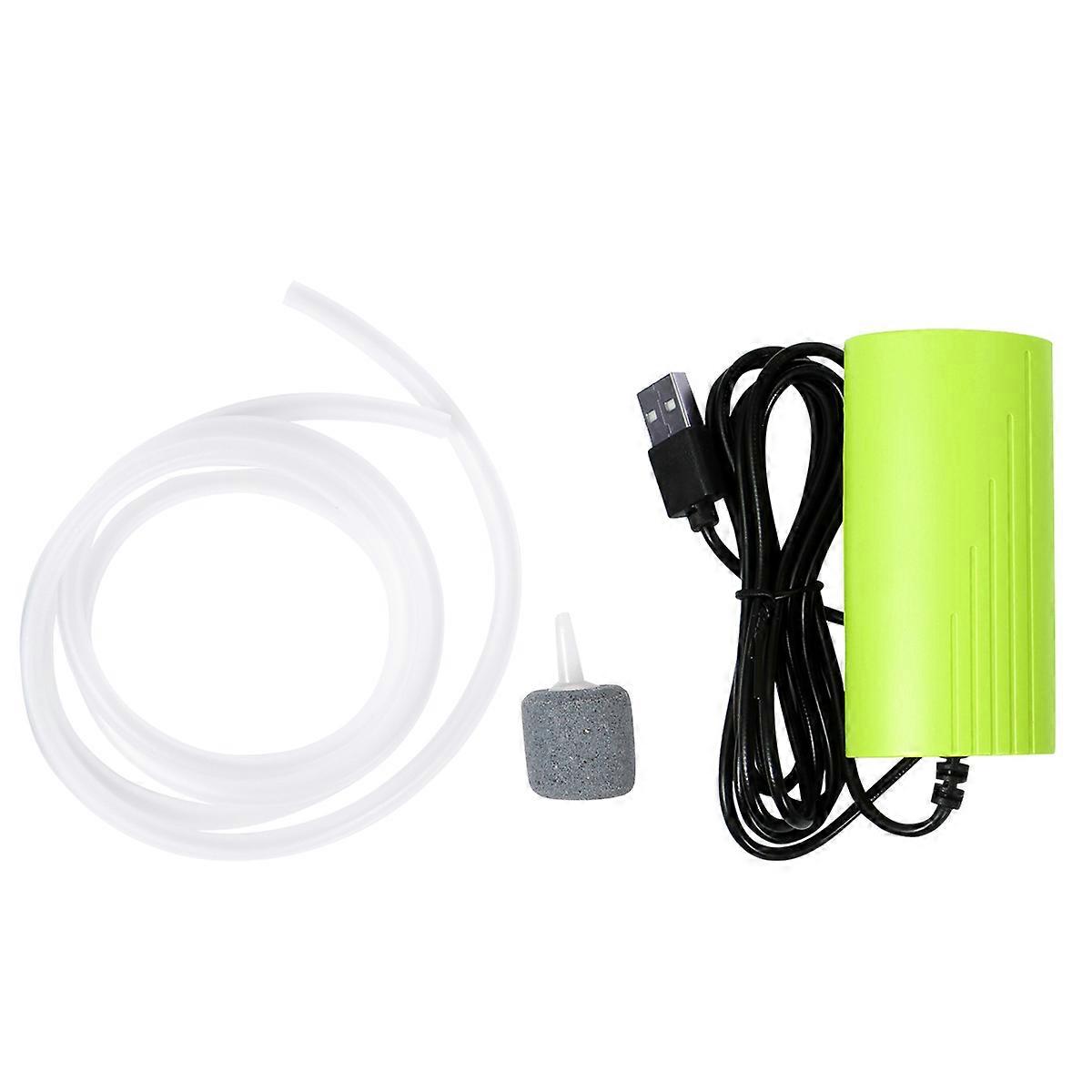 USB Mini Oxygen Aquarium Silent Fish Feeding ABS 110X4.5CM Home Use 1Pcs