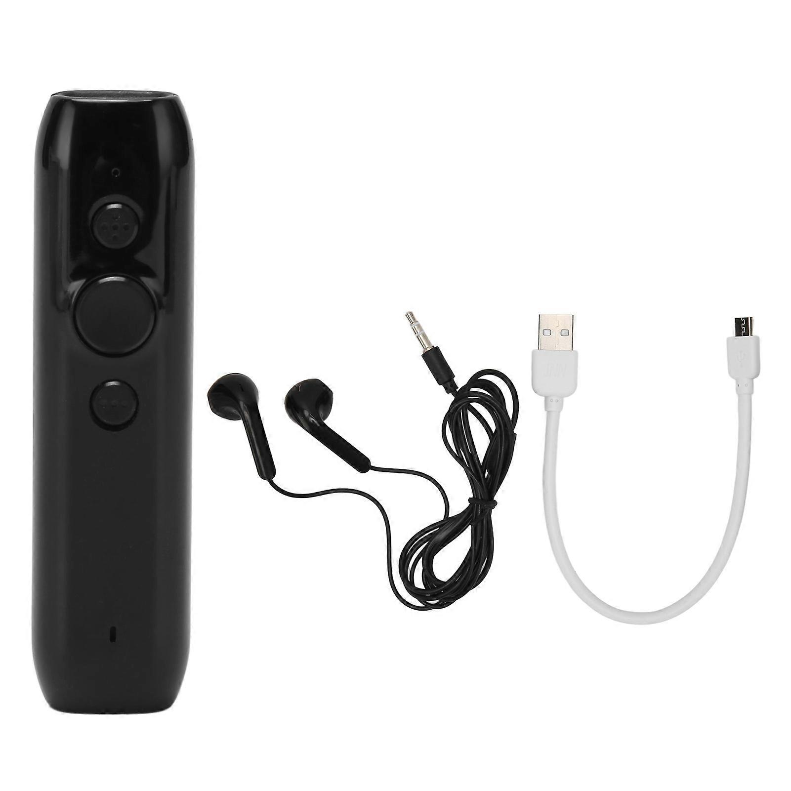 Smart Voice Recorder with AI Noise Reduction MP3 Player U Disk Bluetooth Receiver for Music Meeting Class 8GB