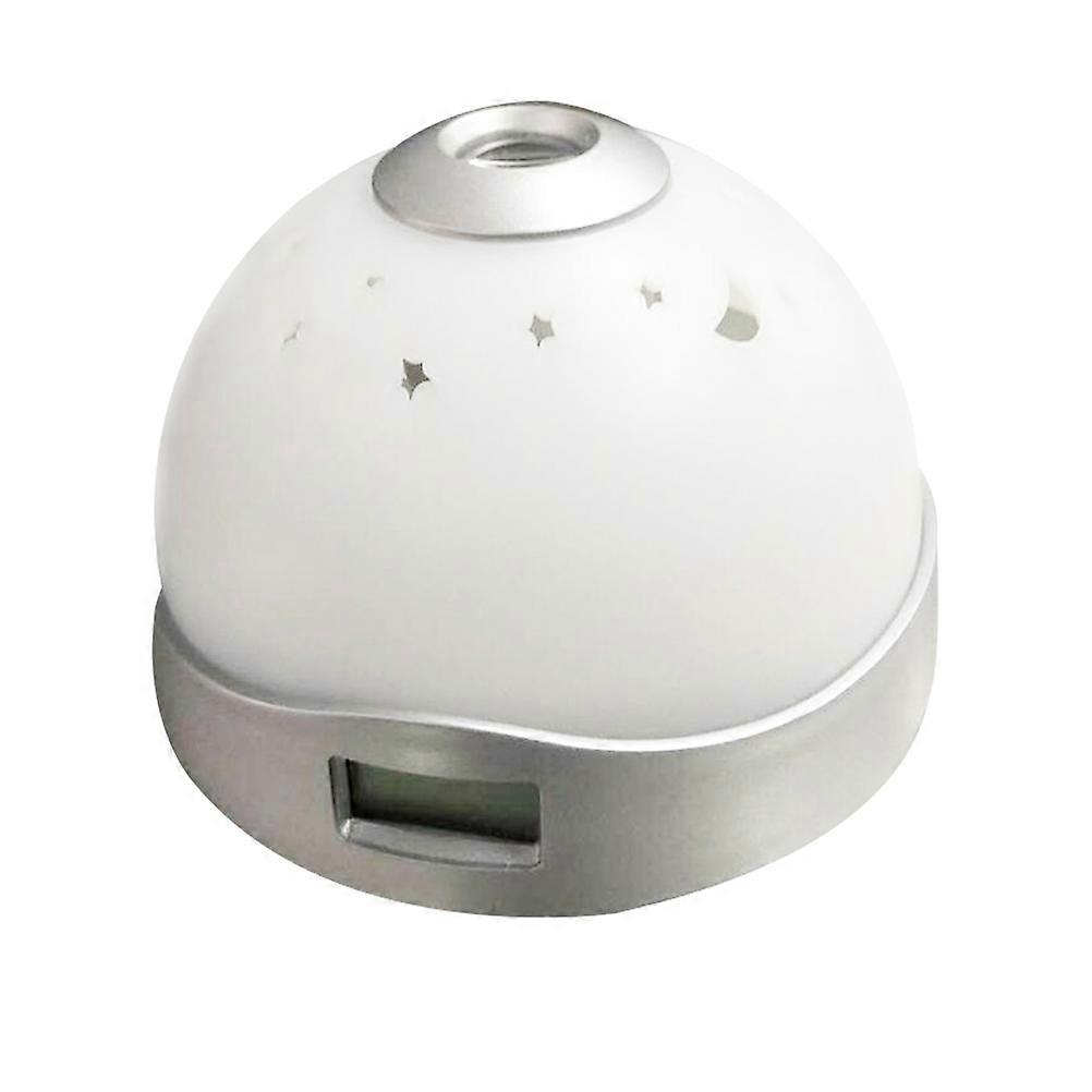 Bedroom Digital Alarm Clock LED Projector Clock Multicolor Change 3.9X3.9X2.5in 1Pack