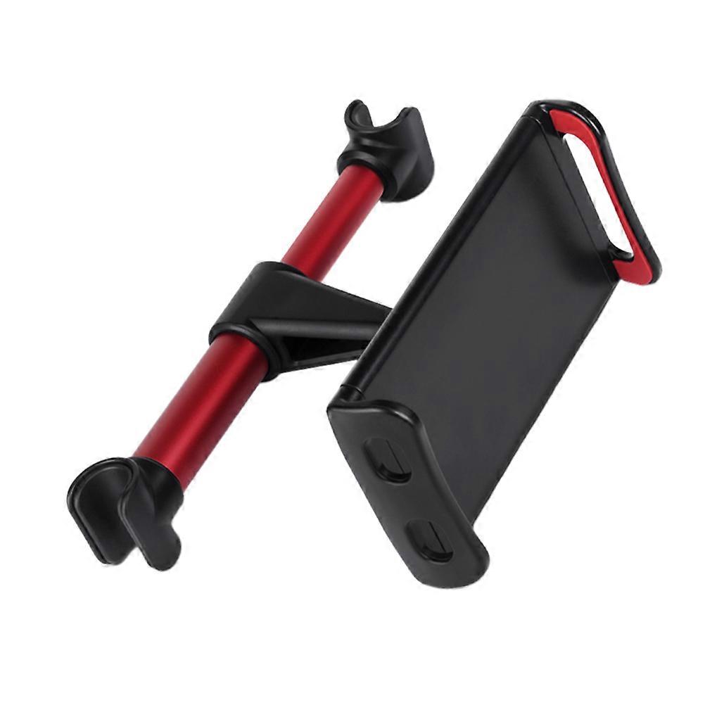 Car Back Seat Rack Headrest Bracket Durable Support for Phone Tablet Red